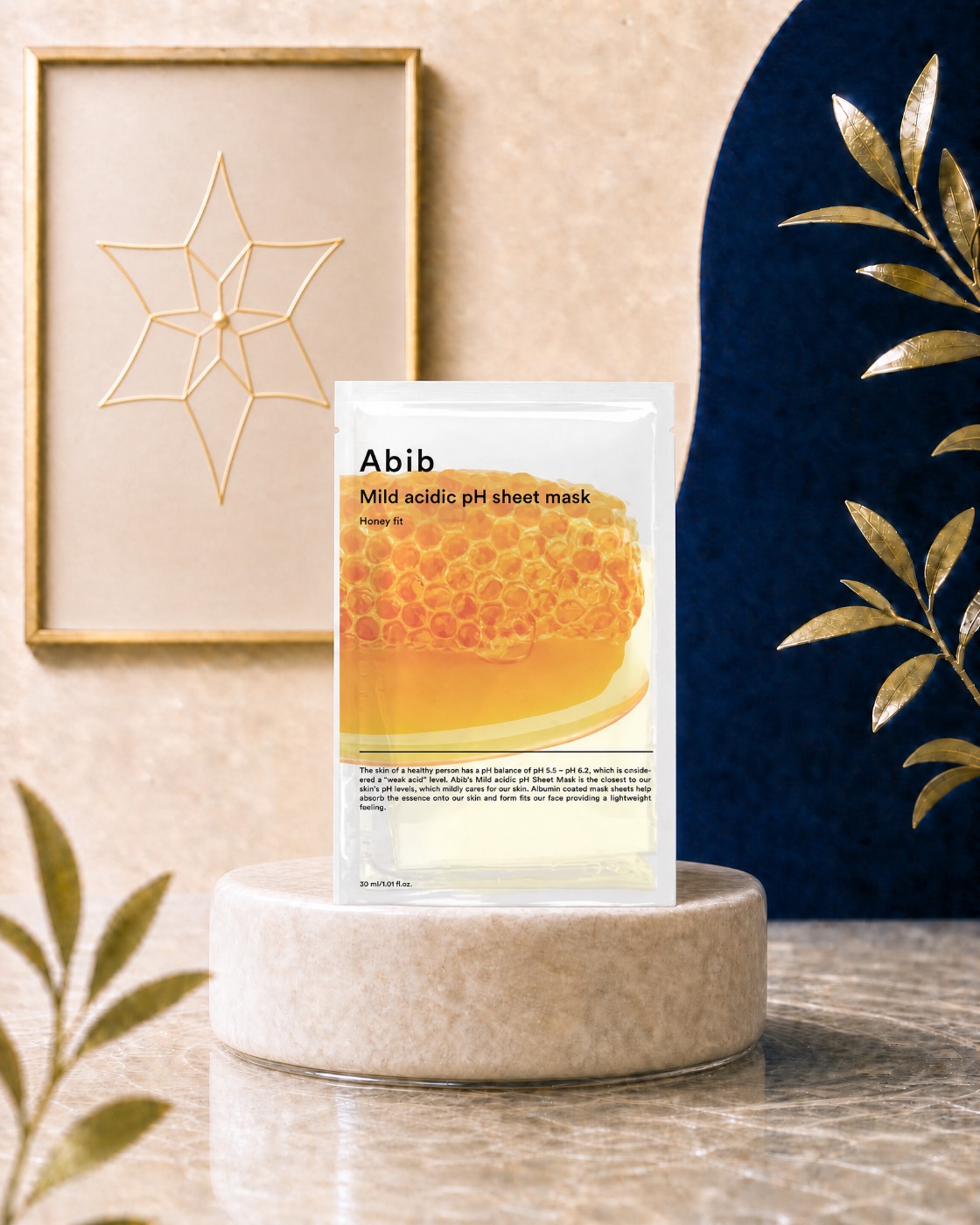 Abib Abib Mild Acidic PH Sheet Mask Honey Fit (1UN)