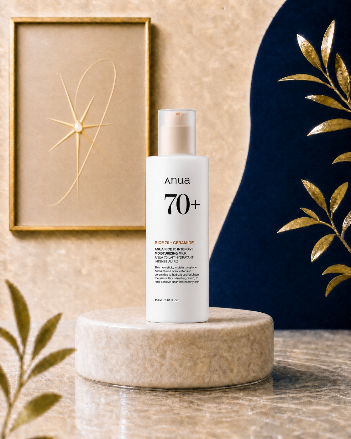 Anua Leche Facial Anua Rice 70+ Ceramide Intensive Moisturizing 150ML