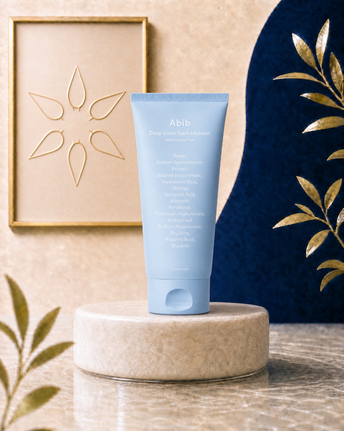 Abib Abib Cosmeticos Deep Clean Foam Cleanser Sedum Hyaluron Foam 150ML Plastico Azul